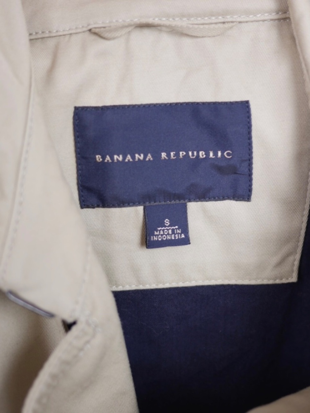 Banana Republic Classic Beige Cotton Trench Coat - Women’s S - Picture 10 of 11